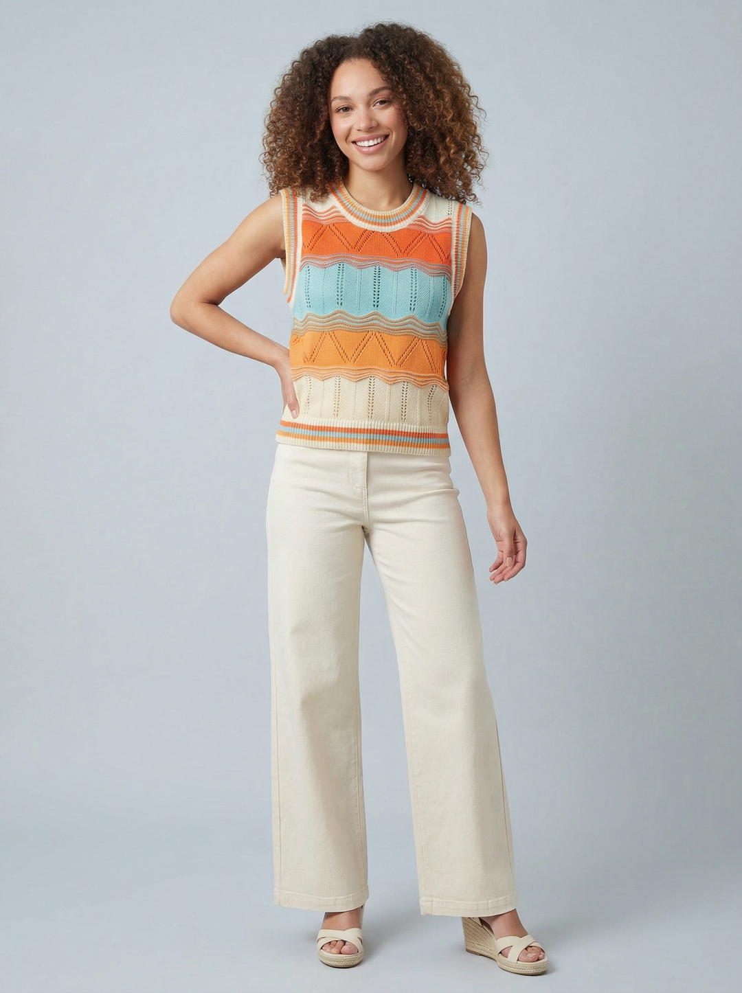 "ROBIN” Tank Top - Orange