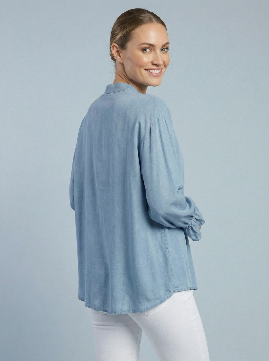 "PIPER” Denim Shirt - Relaxed Fit - Light Denim