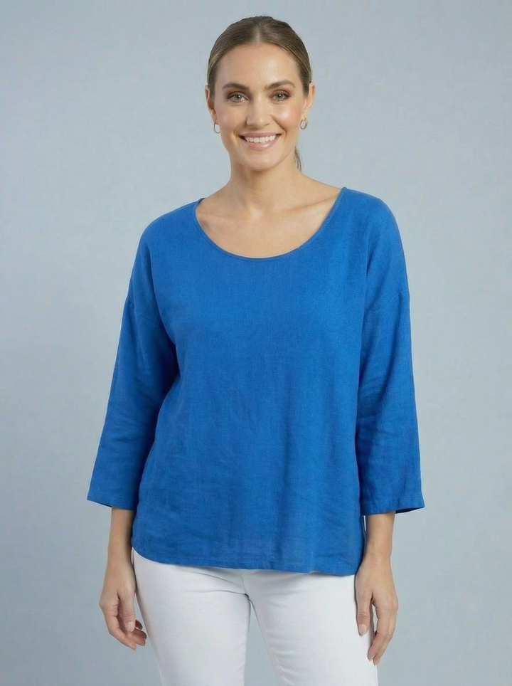“COLETTE” Top - Royal Blue