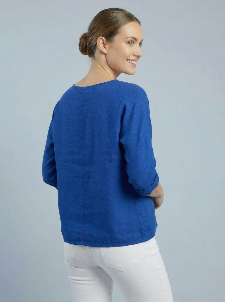 “COLETTE” Top - Royal Blue