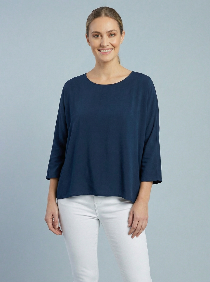 “COLETTE” Top - Navy