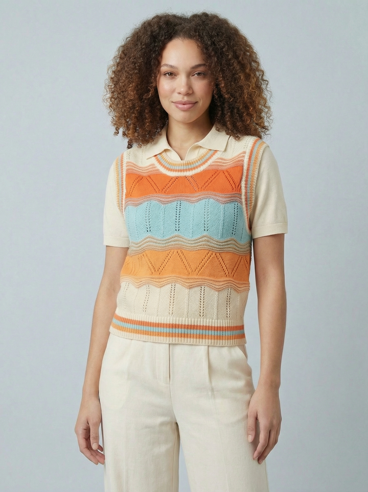 "ROBIN” Tank Top - Orange