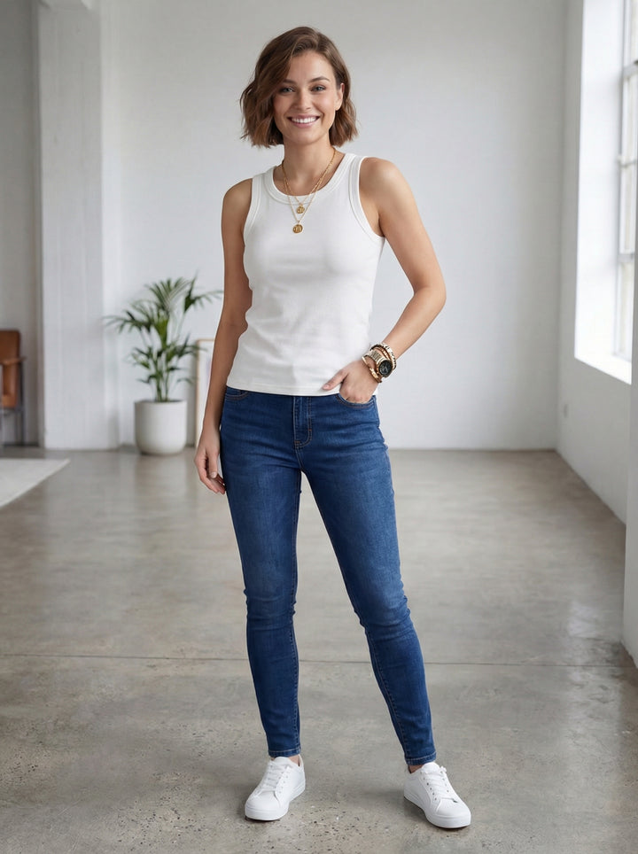 "PAIGE” Premium Vest Top