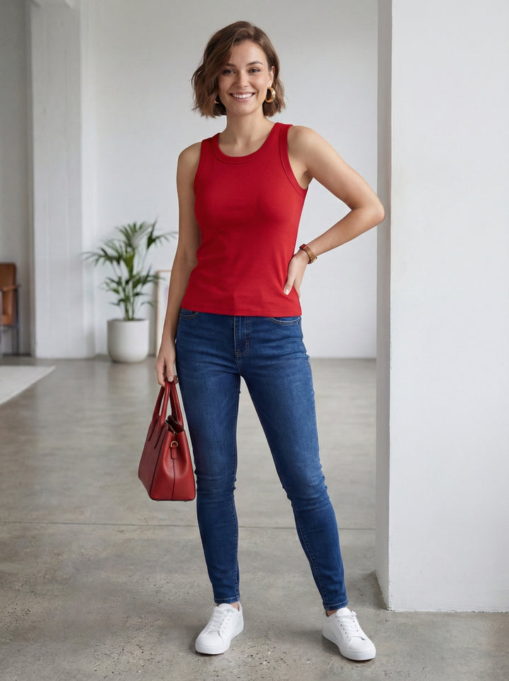 "PAIGE” Premium Vest Top