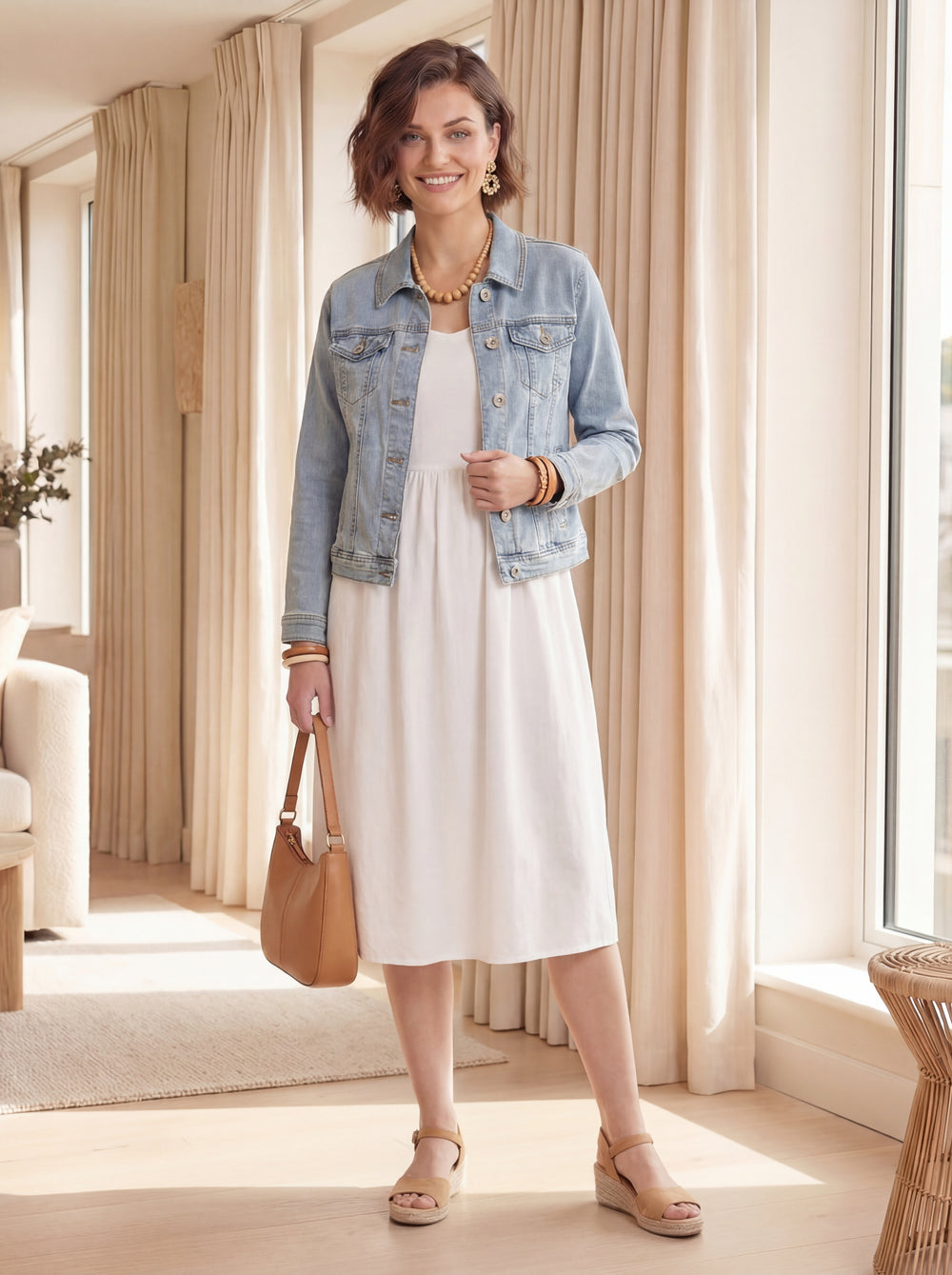 “JULIETTE” Denim Jacket - Light Denim