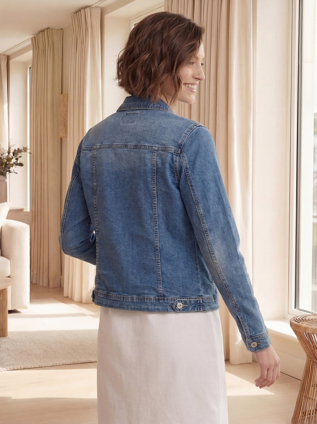 “JULIETTE” Denim Jacket - Dark Denim