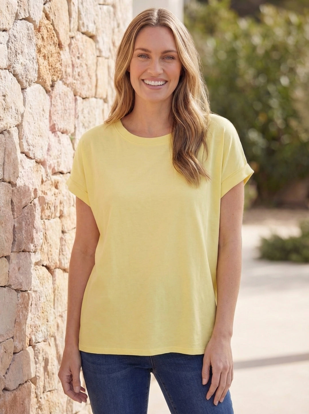 "JASMINE” Cap Sleeve T-Shirt