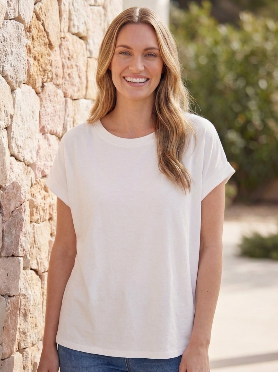 "JASMINE” Cap Sleeve T-Shirt