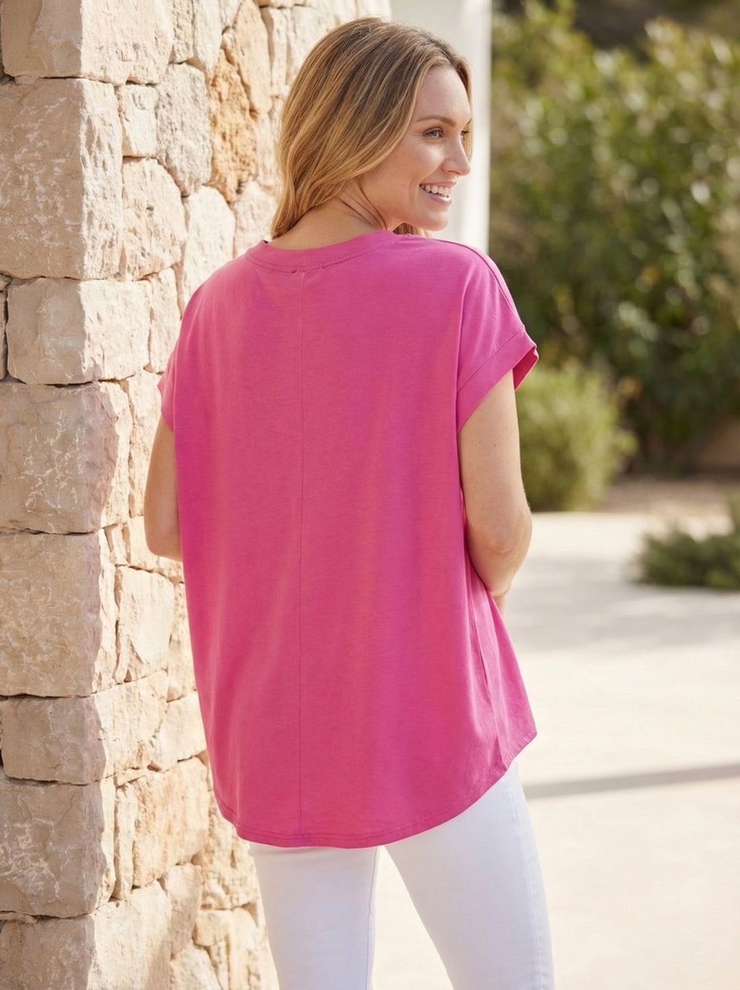 "JASMINE” Cap Sleeve T-Shirt