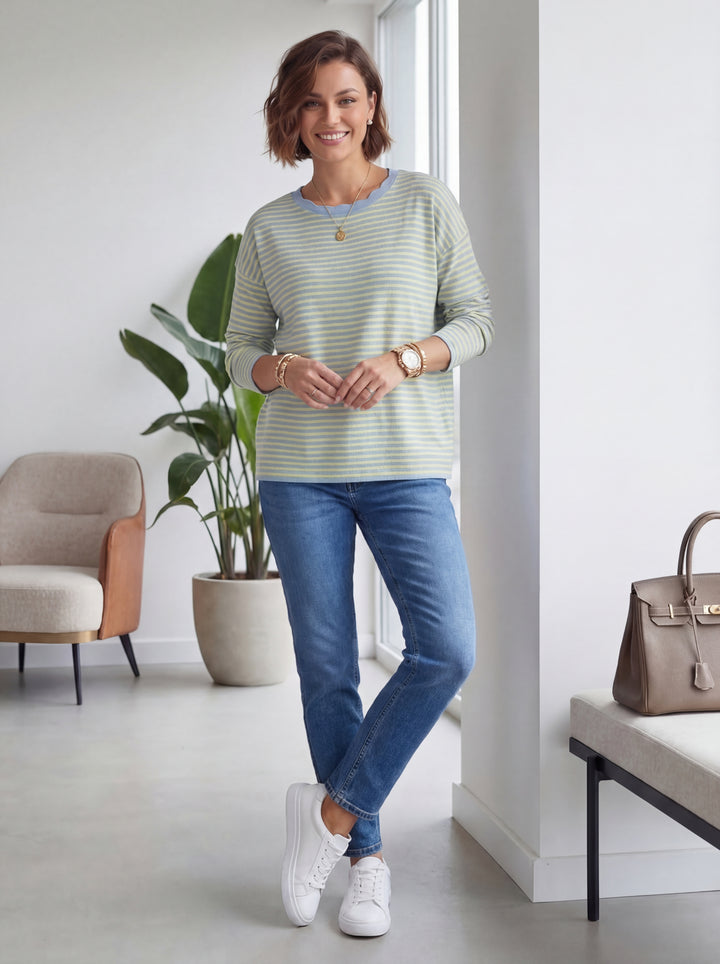 "AMELIA” Stripe Top