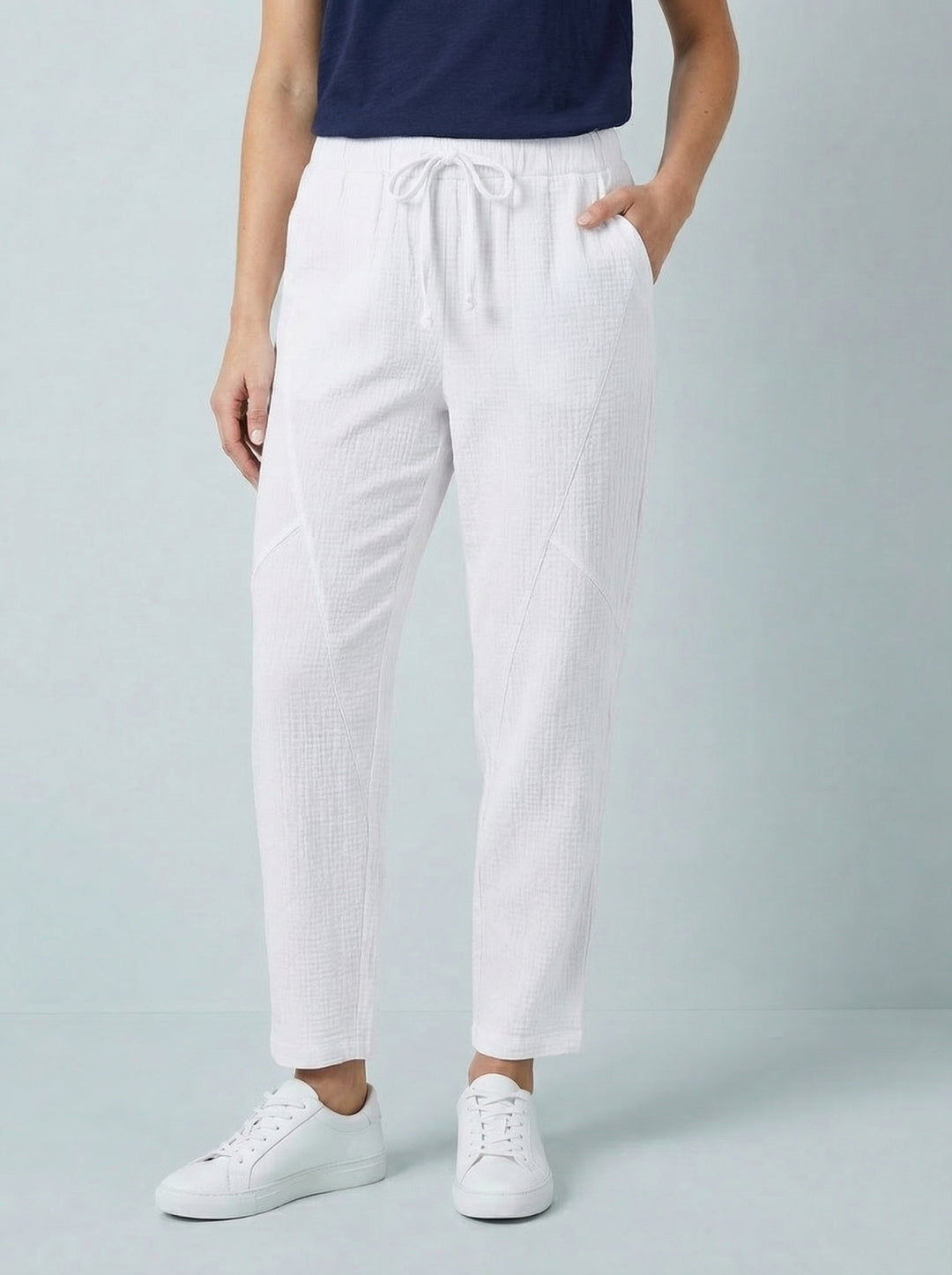 "ADA” Lightweight Bullet Trouser - White