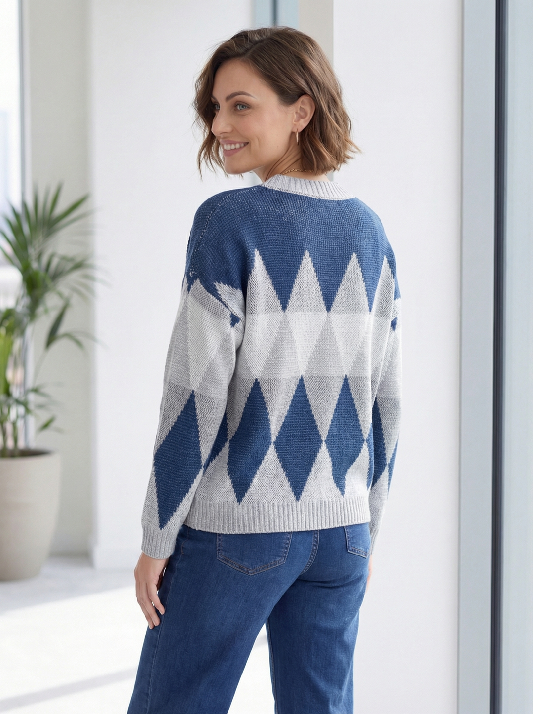 "JENNY” Soft Knit Jumper - Navy