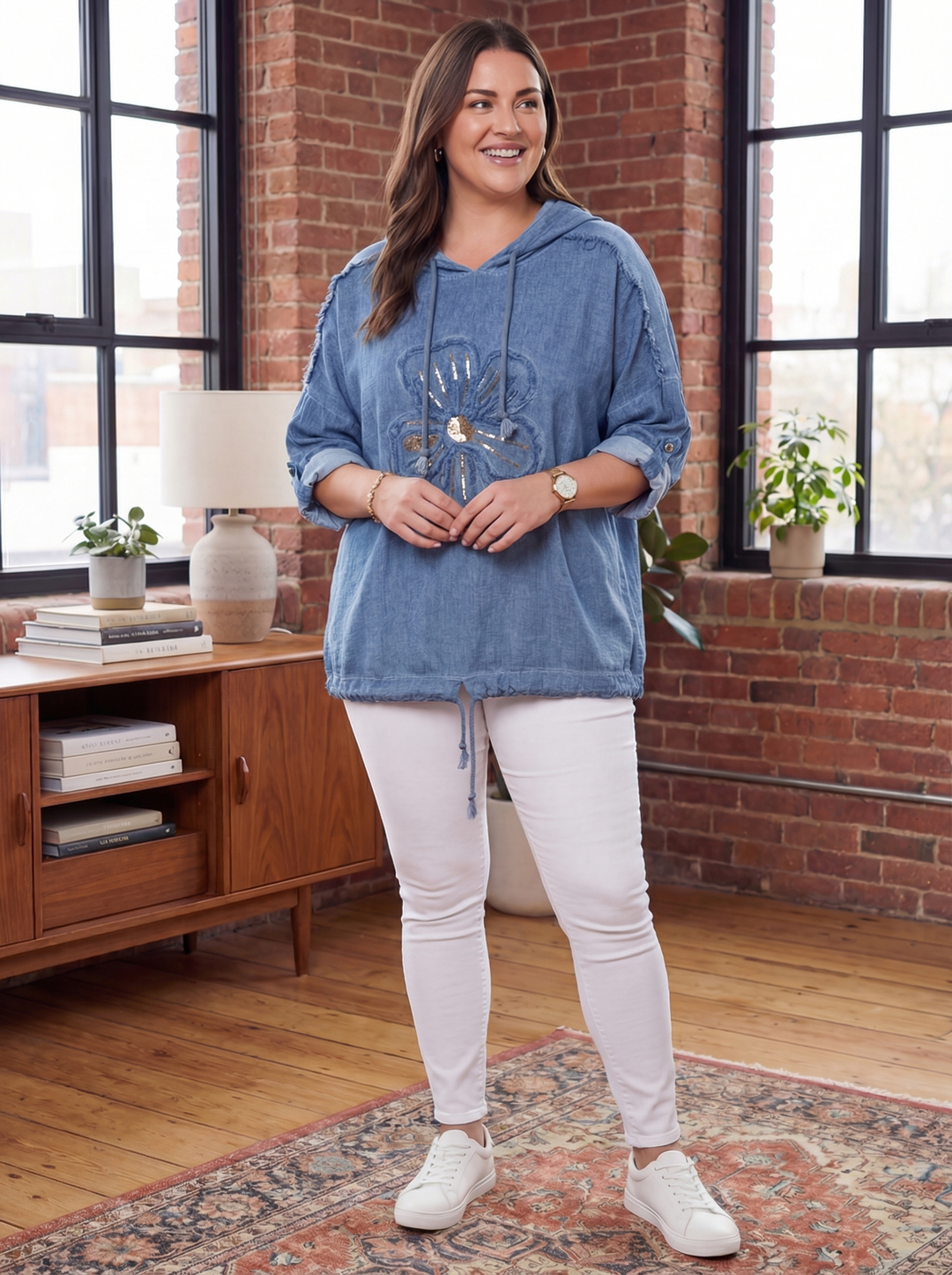 "BRIANNA” Premium Hooded Top