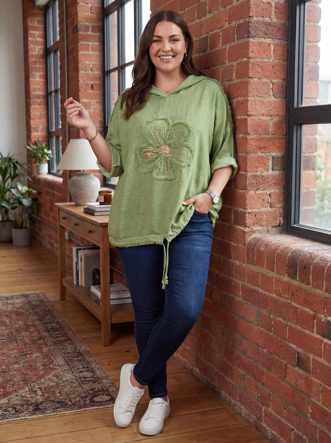 "BRIANNA” Premium Hooded Top