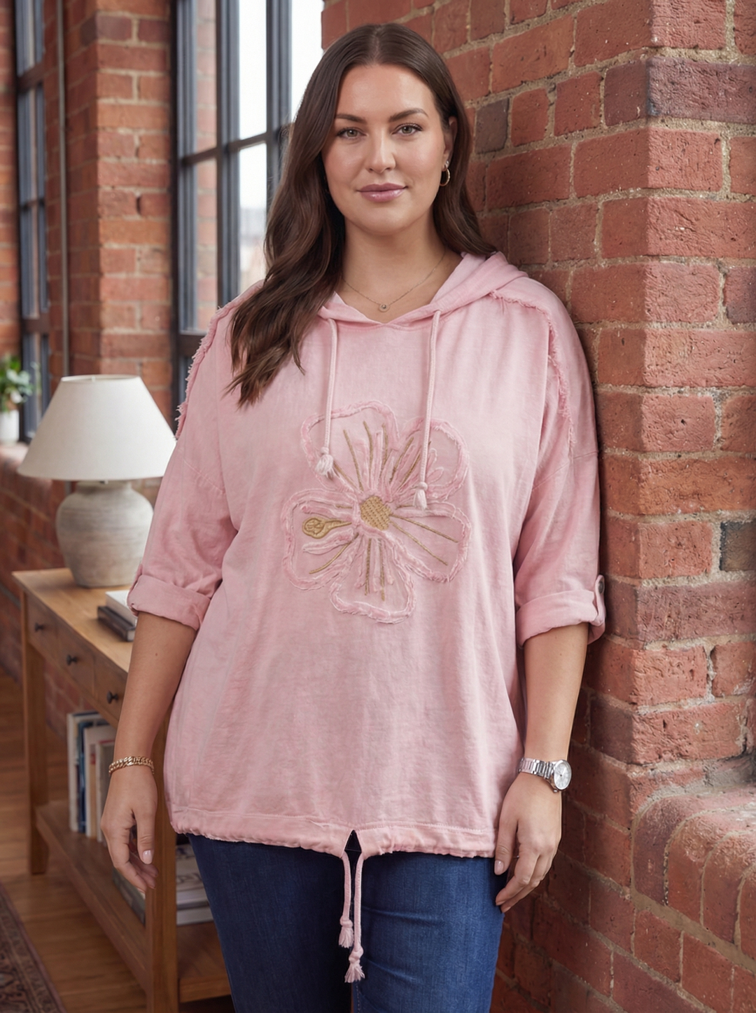 "BRIANNA” Premium Hooded Top
