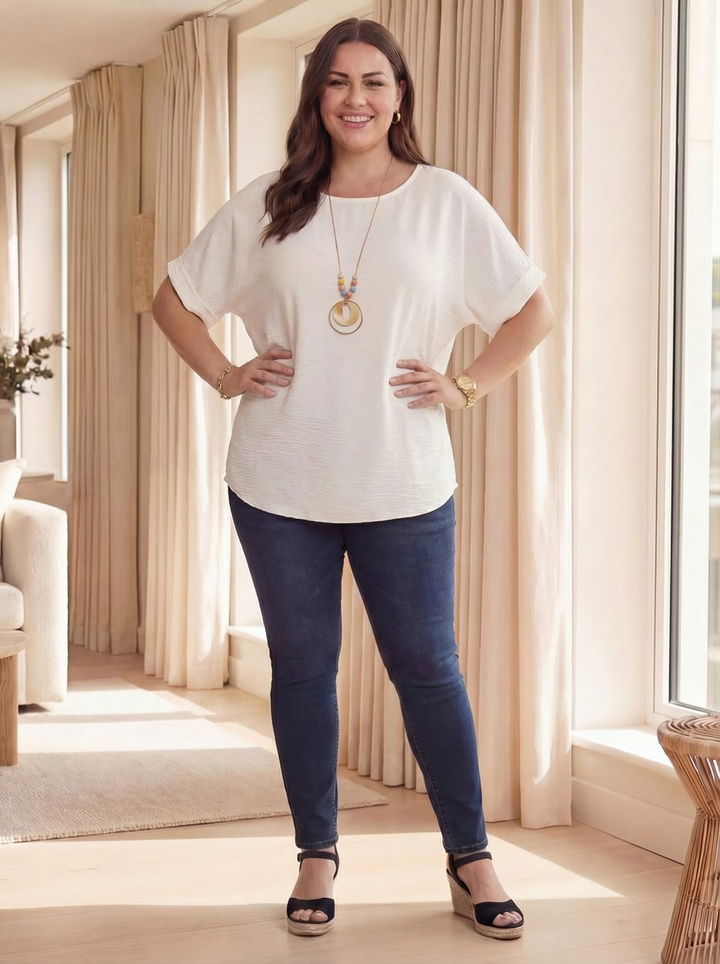 “ARIANA” Relaxed Fit Top/Blouse