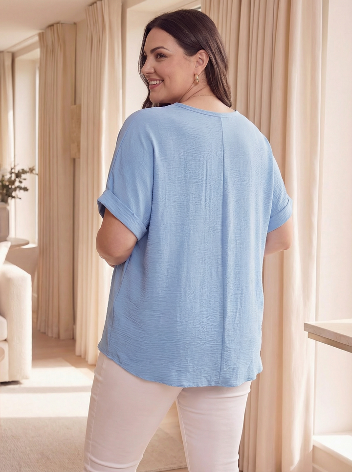 “ARIANA” Relaxed Fit Top/Blouse