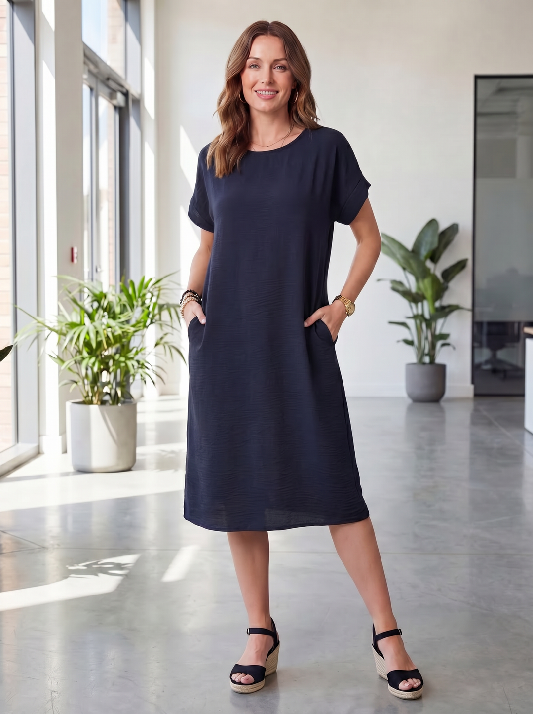 "PAULA” Dress / Tunic - Navy
