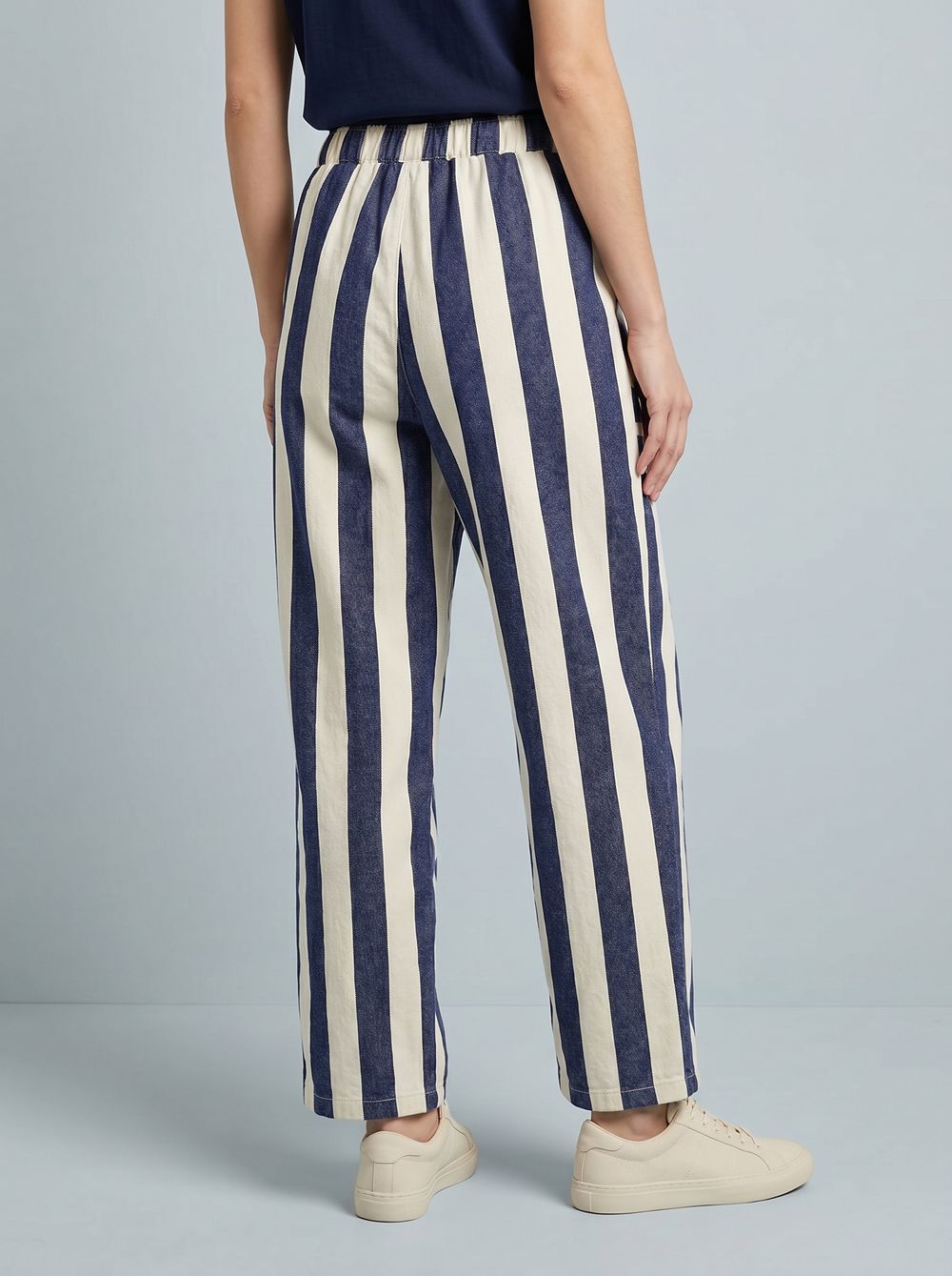 “NINA” Striped Relaxed Fit Trouser