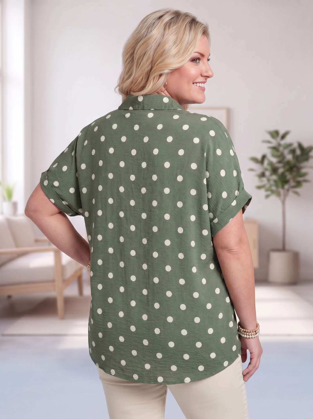 “LINA” Polka Dot Shirt