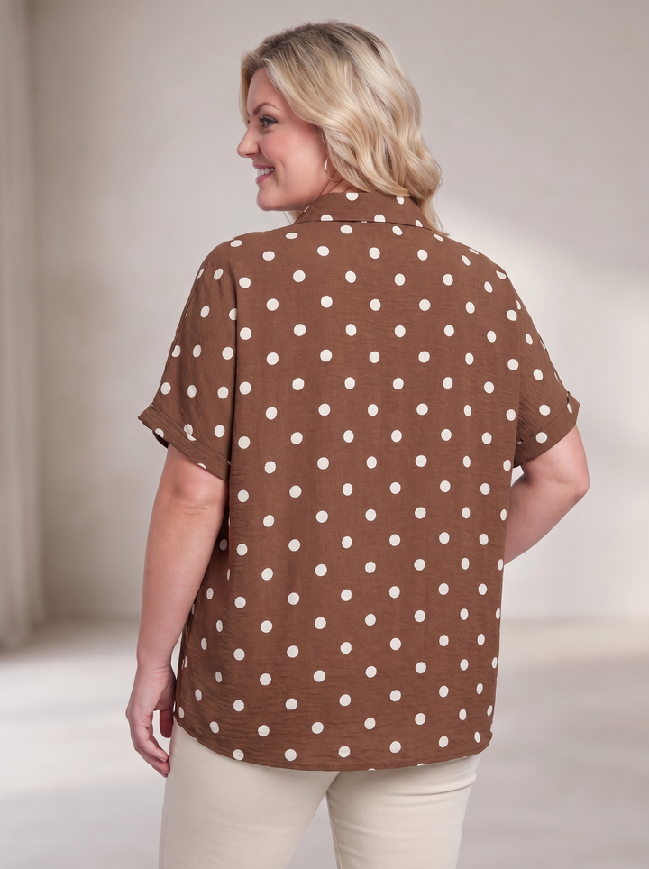 “LINA” Polka Dot Shirt