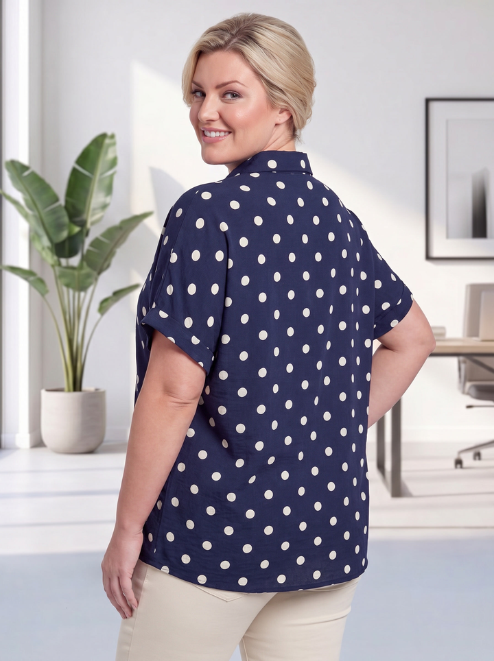 “LINA” Polka Dot Shirt