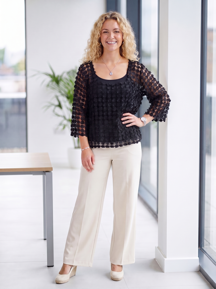 “MACY” Fine Knit Top