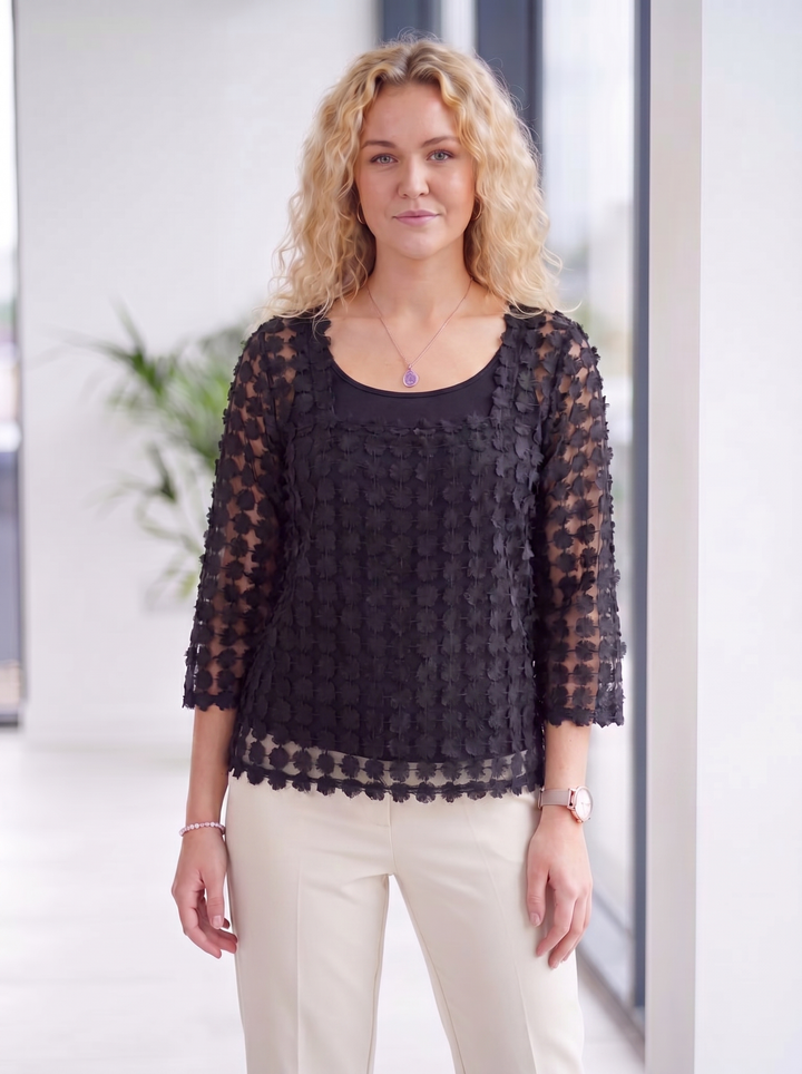 “MACY” Fine Knit Top