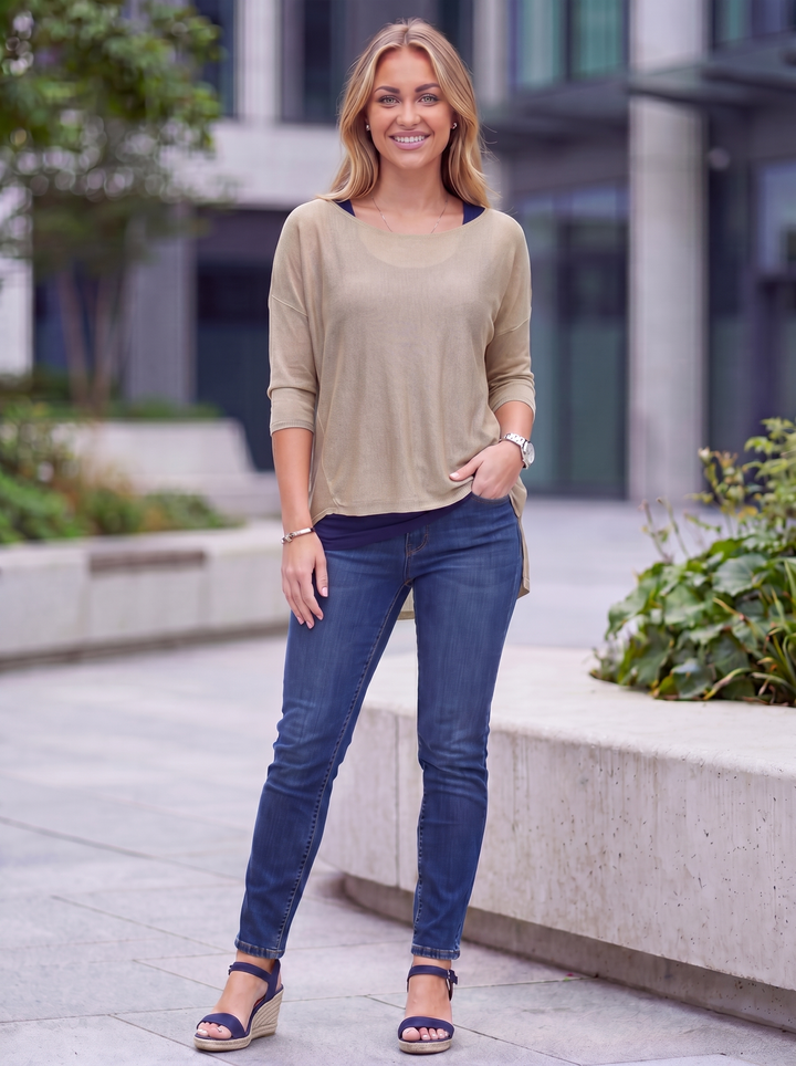 “PEARL” Fine Knit Top