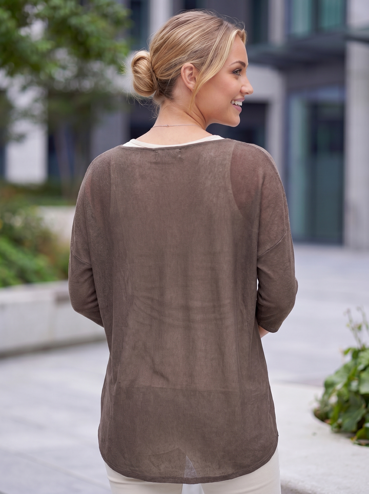 “PEARL” Fine Knit Top