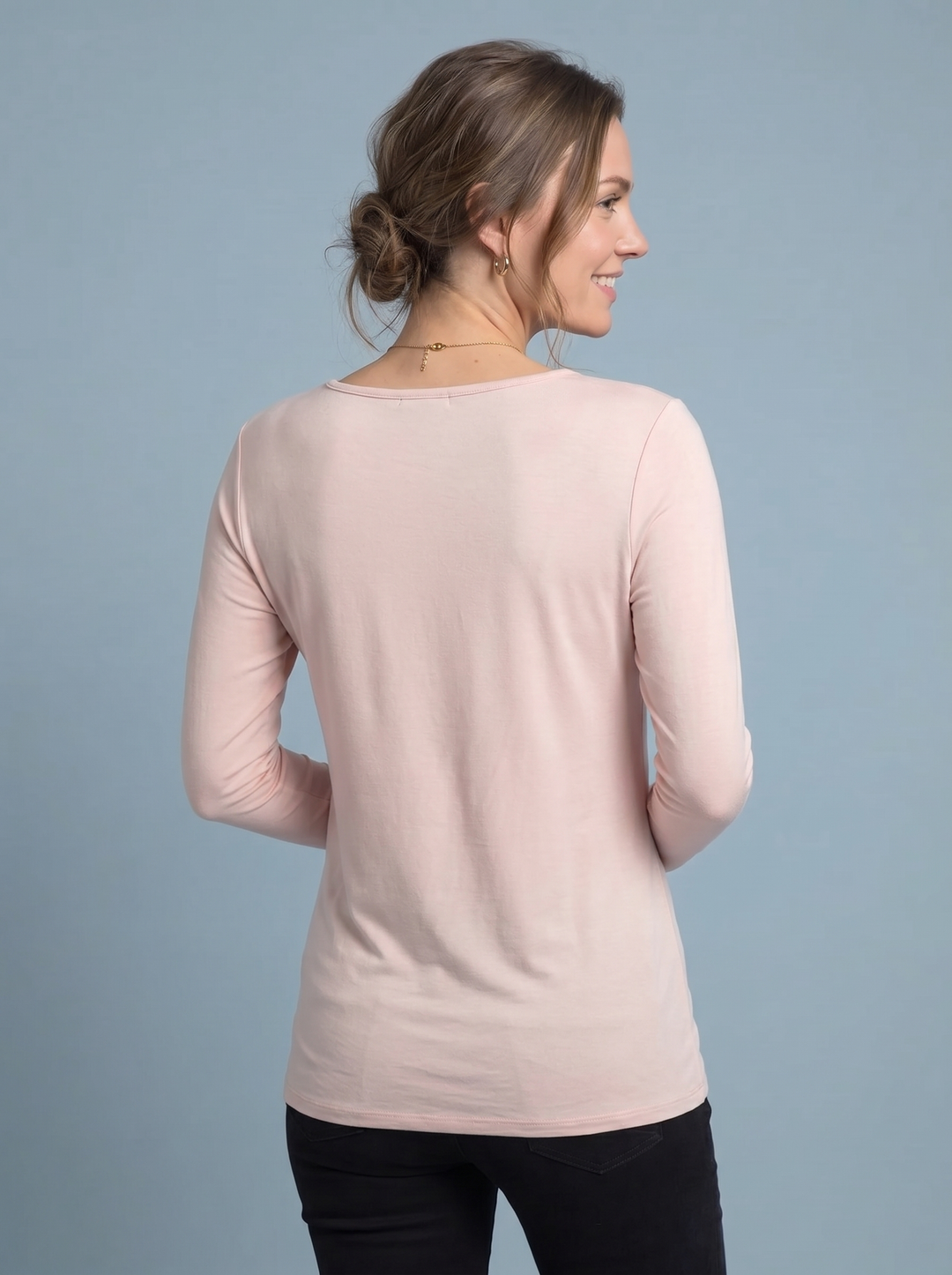 The Essential Long Sleeve "Magic" Vest - Round Neck