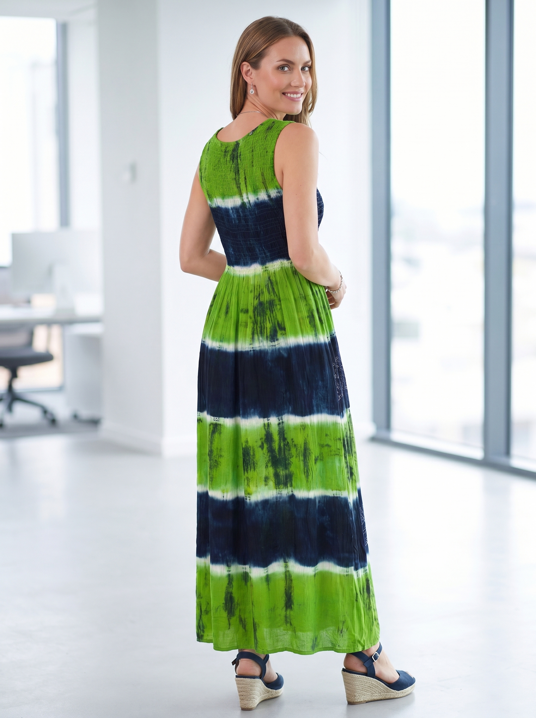 “GLORIA” Sleevless Maxi Dress