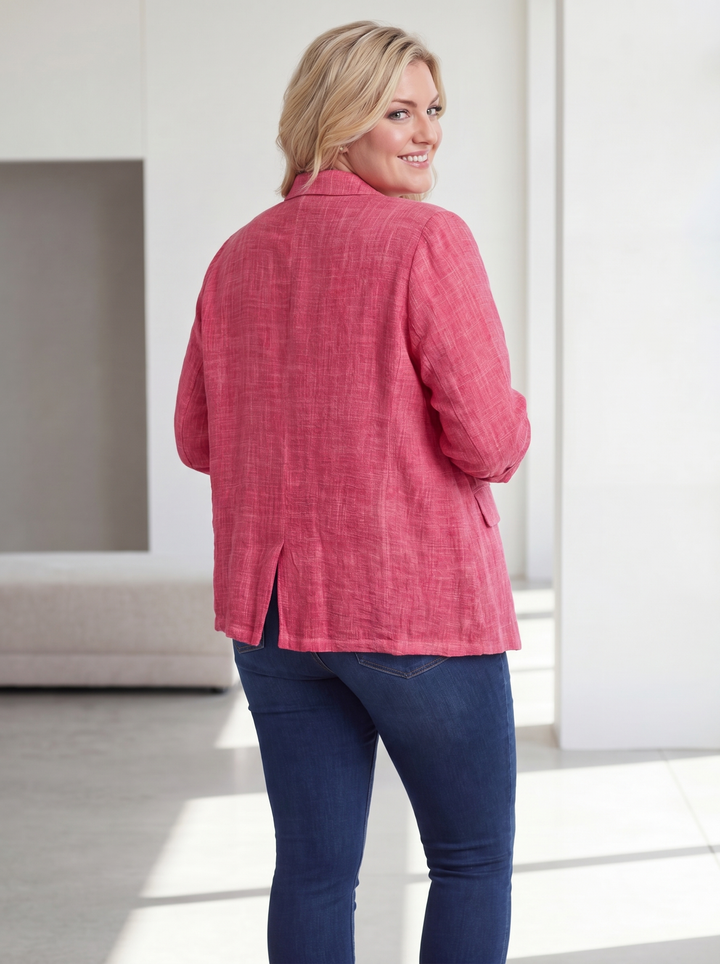 “MAXINE” Relaxed Fit Cotton Blazer