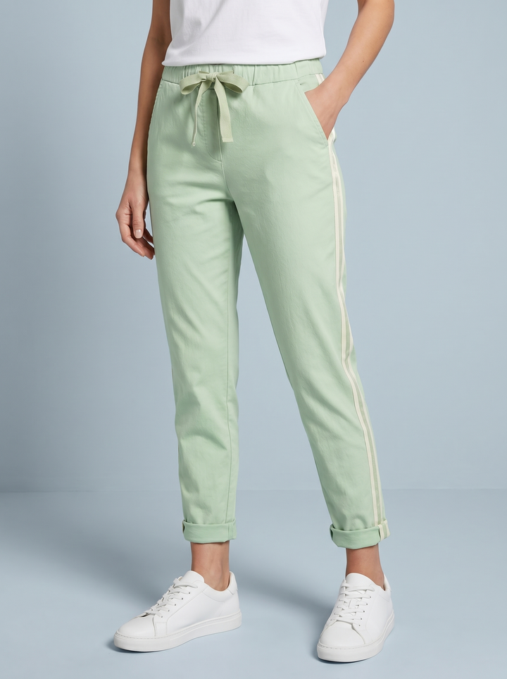 “FELIX” Crinkle Trouser - mint
