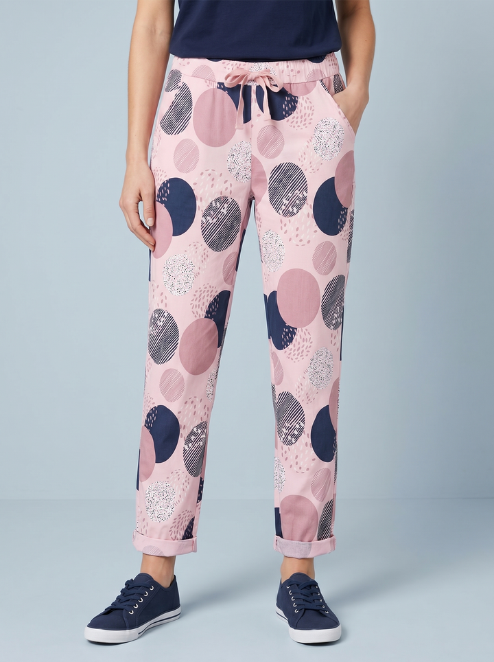 “CARLA” Abstract Polka Dot Trouser
