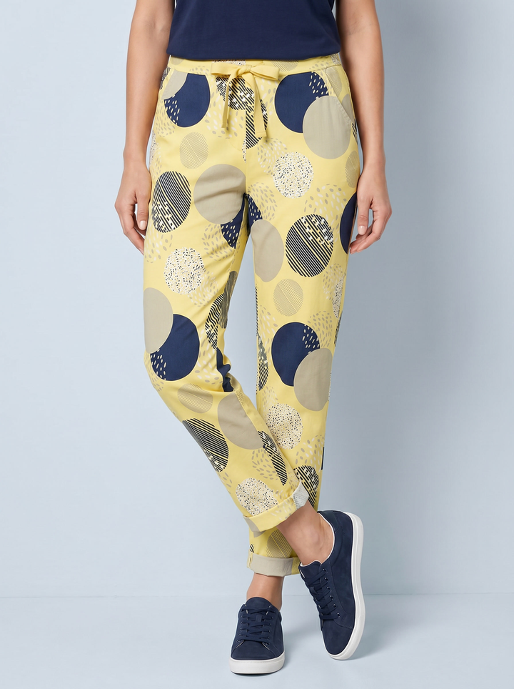 “CARLA” Abstract Polka Dot Trouser