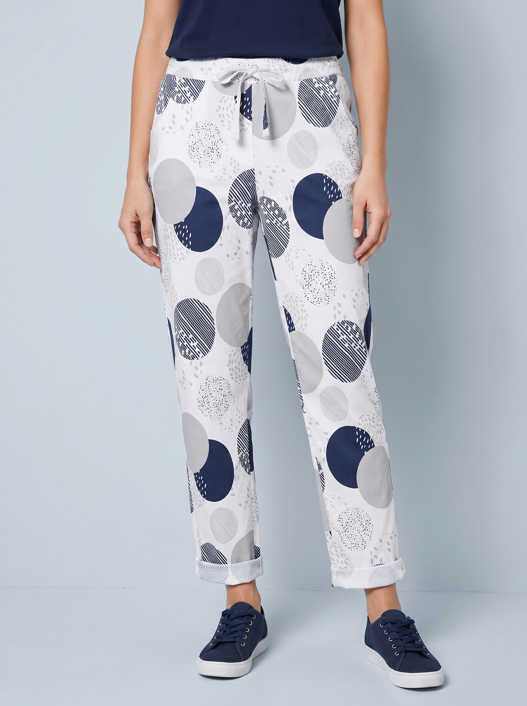 “CARLA” Abstract Polka Dot Trouser