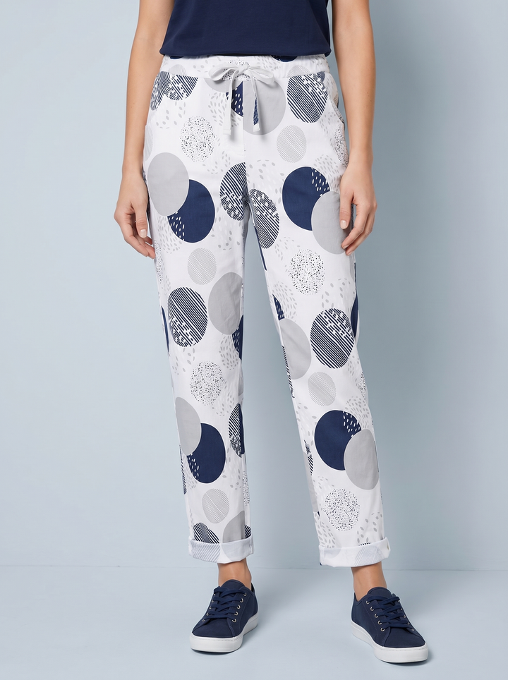 “CARLA” Abstract Polka Dot Trouser