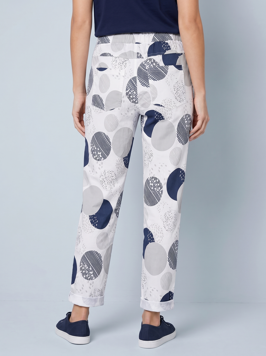 “CARLA” Abstract Polka Dot Trouser