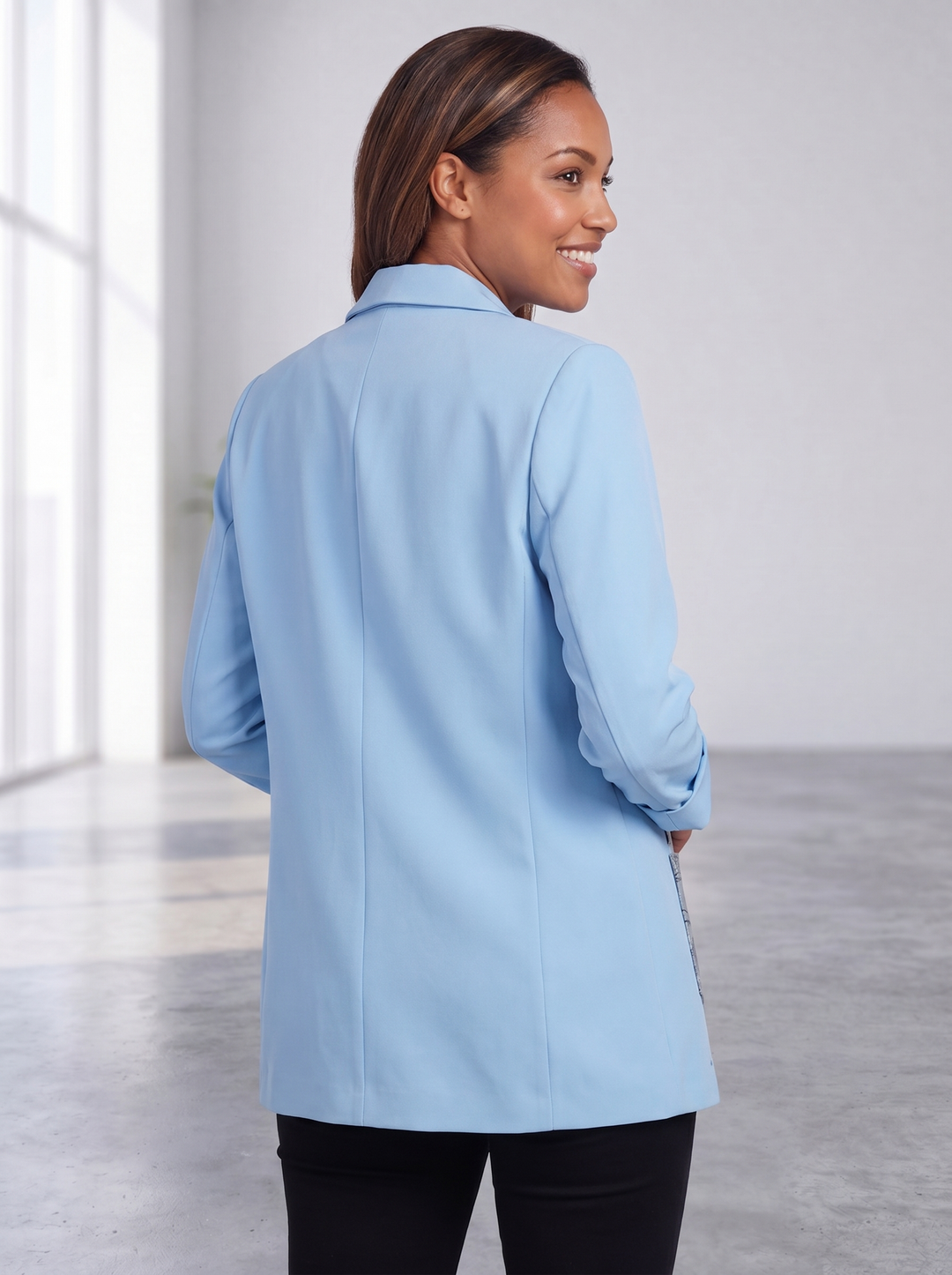 “CLEO” Premium Statement Graphic Blazer