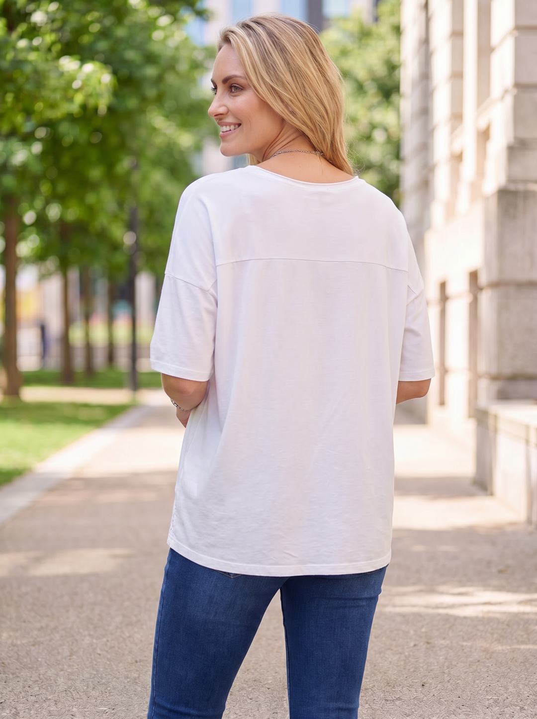 “RORY” Cotton Top 3D Heart Detail