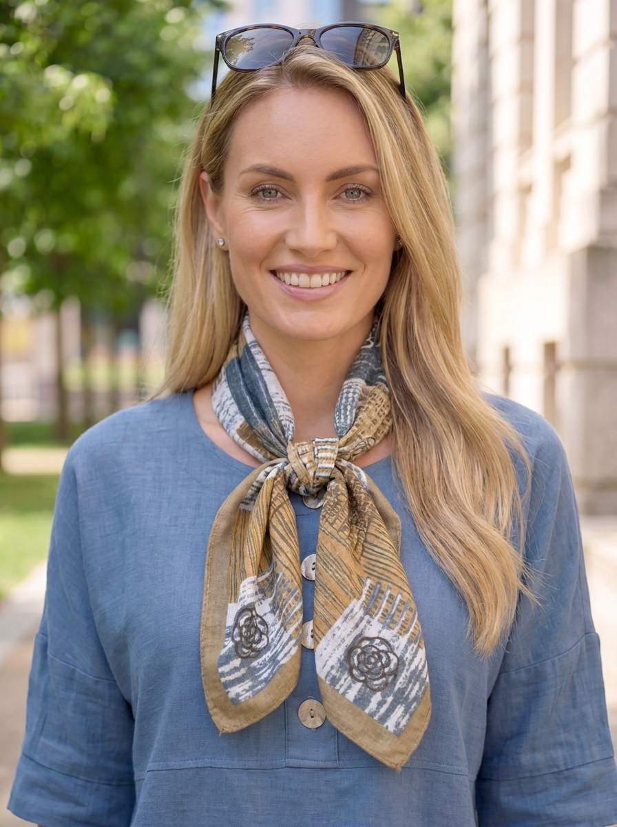 "KENSINGTON” Neckerchief Scarf