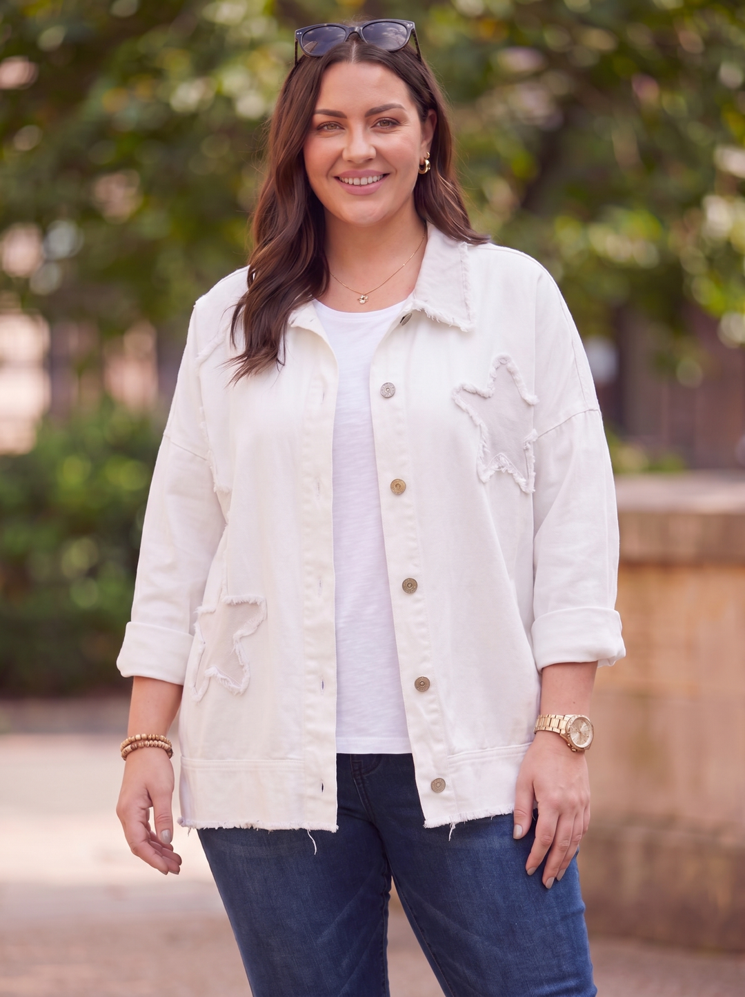 “PARKER” 3D SHACKET - cream