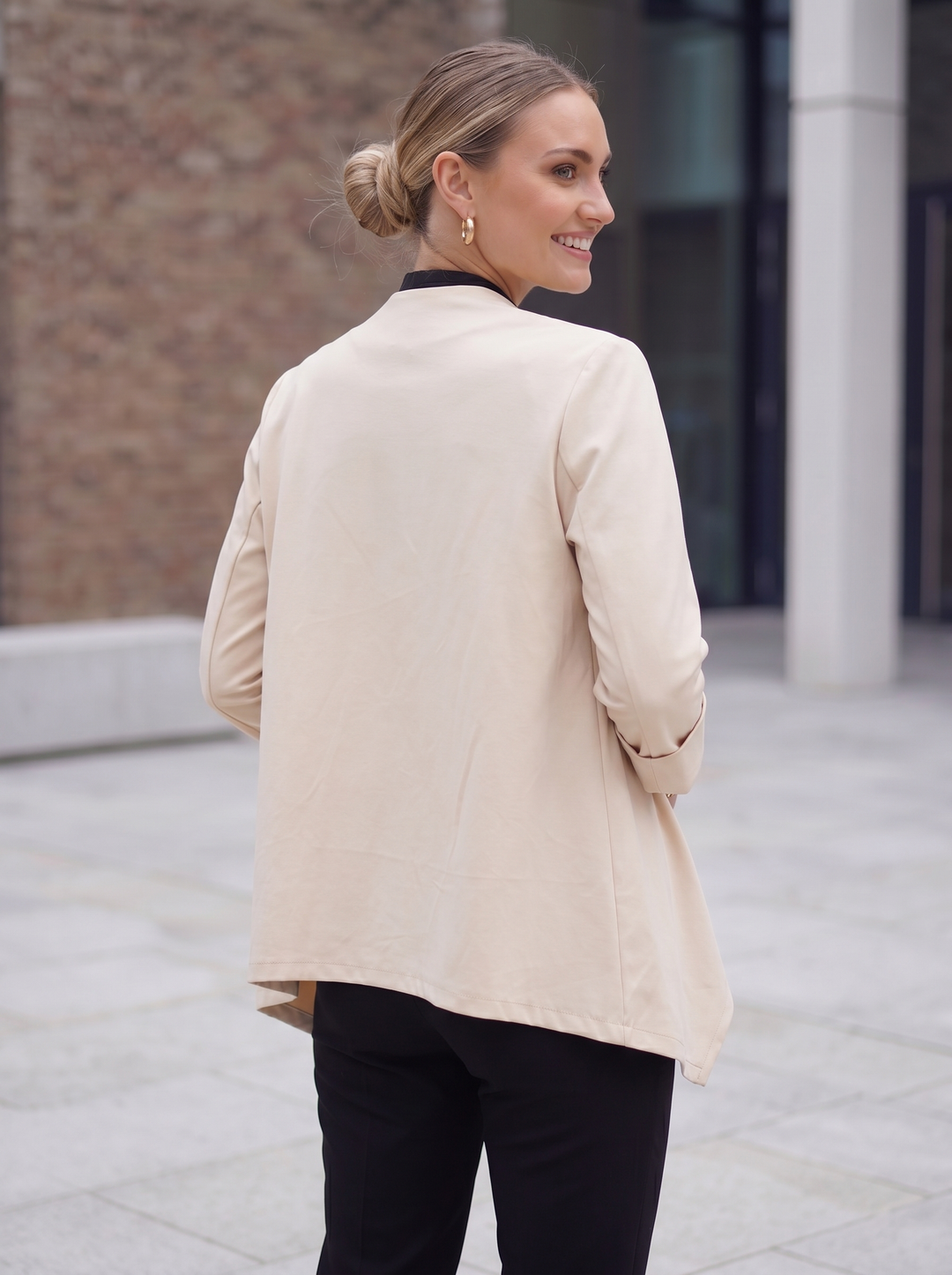 “DEMI” Asymentric Scuba Blazer