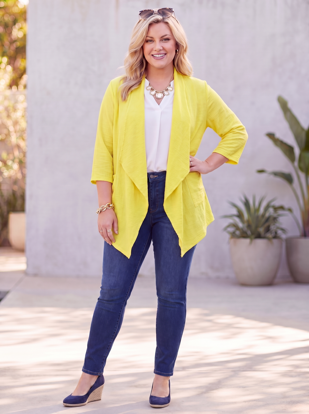 "AVA" Waterfall Jacket