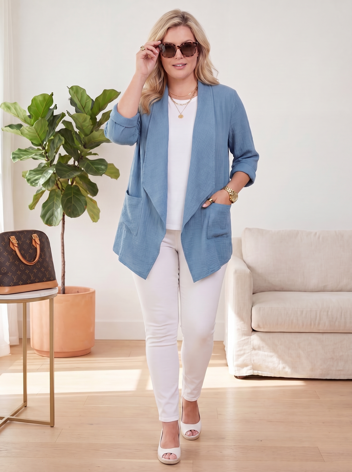 "AVA" Waterfall Jacket