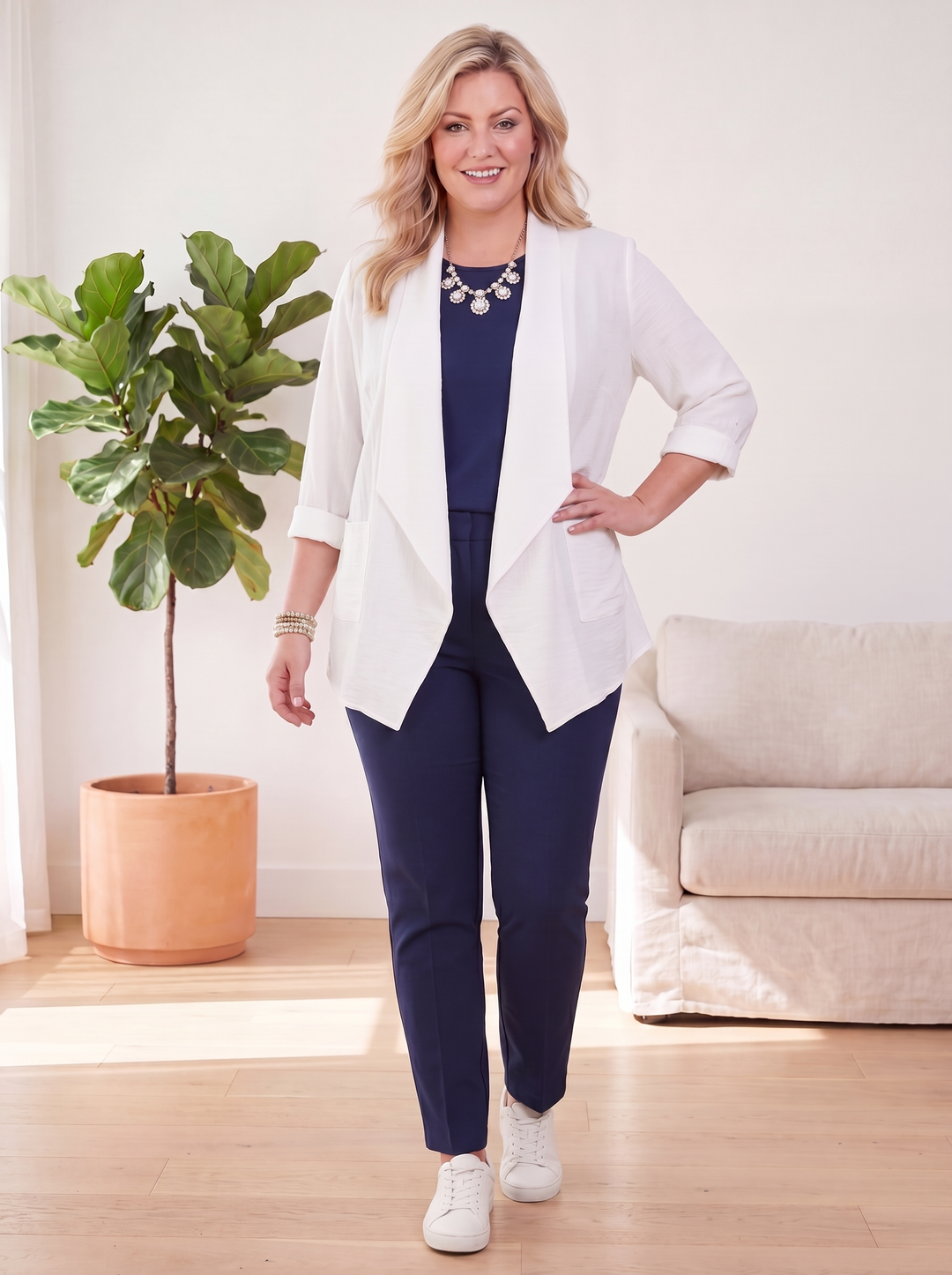 "AVA" Waterfall Jacket