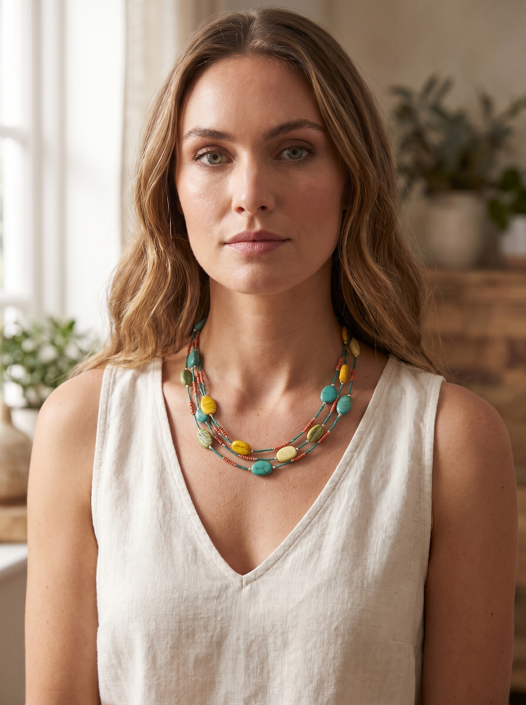 Seaside Sorbet Short Necklace