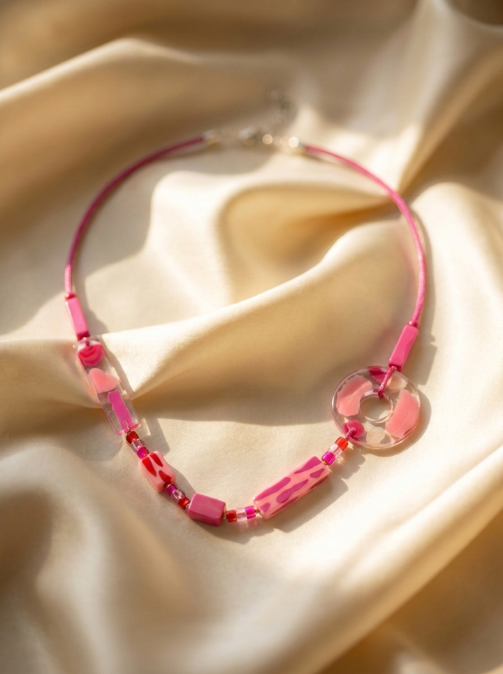 Pink Pulse Necklace