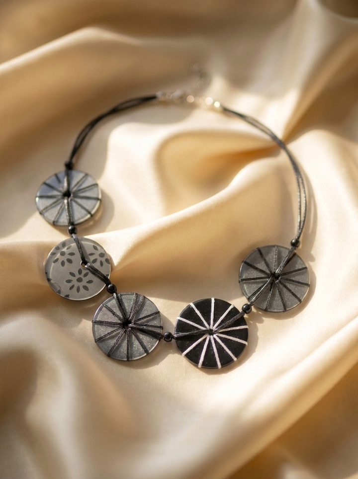 Midnight Orbit Short Necklace